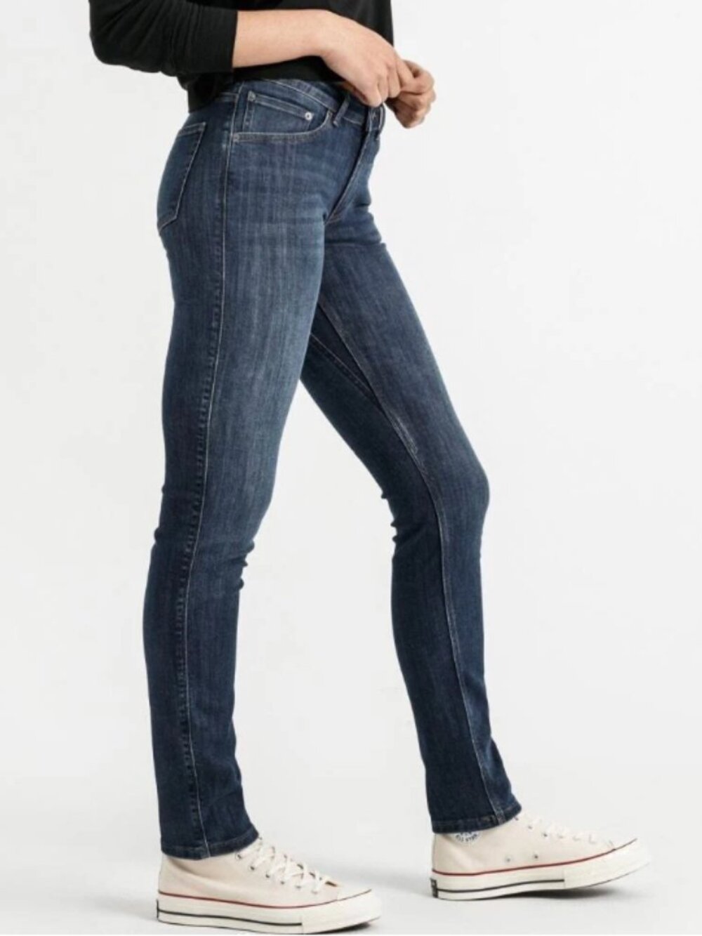 DUER Women’s Performance Denim Slim Straight - Picture 3 of 10